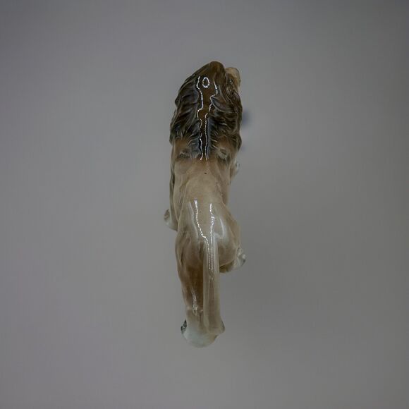 Vintage Shafford Lion Figurine Hand Decorated Japan Mid Century Ceramic Animal - Picture 4 of 6